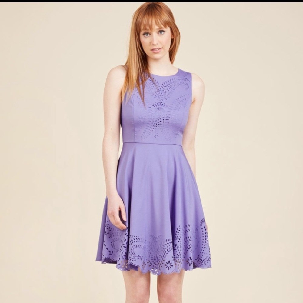 ModCloth Invitation Designer Dress in Amethyst